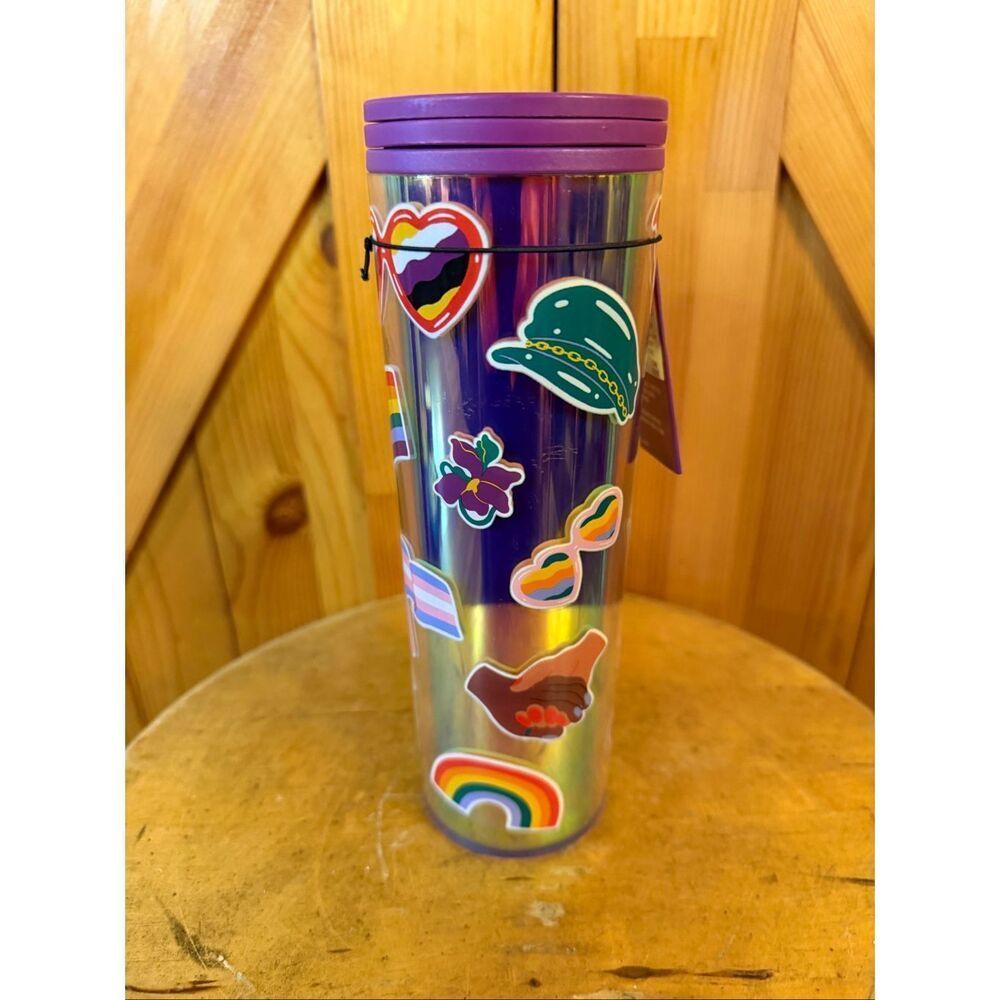 Starbucks Pride LGBTQ+ 2024 Sofie Birkin Vacuum Insulated Tumbler 16 Ounce (6149